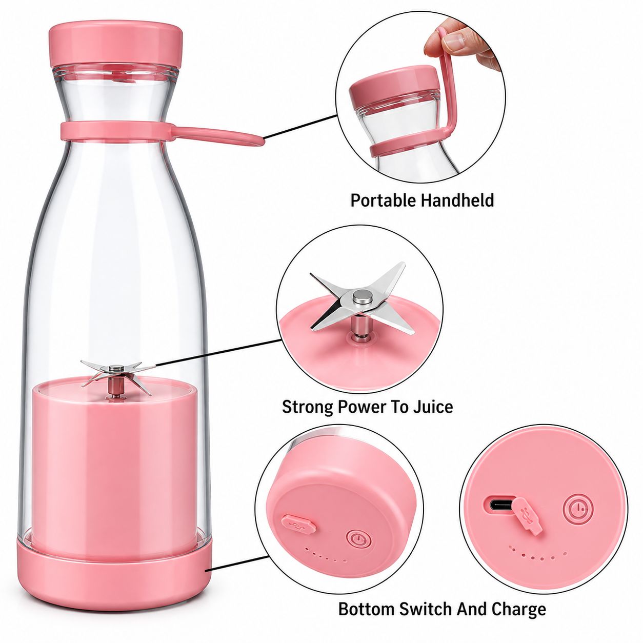 Fresh Juice Anytime, Anywhere – Blend in Just 30 Seconds!