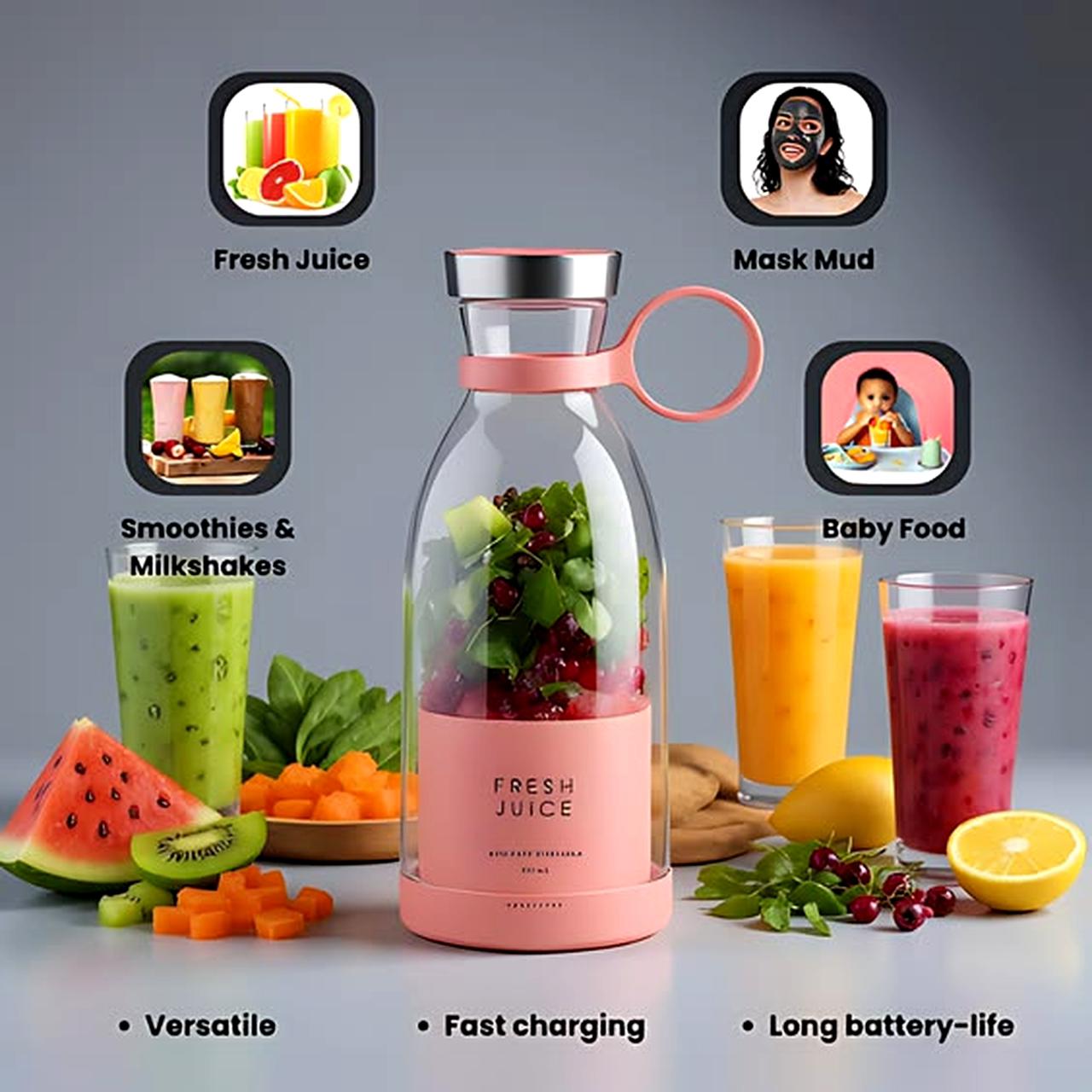 Fresh Juice Anytime, Anywhere – Blend in Just 30 Seconds!
