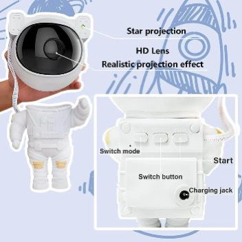 Magical Nebula Galaxy Projector Lamp with Remote Control - Sleep under the stars. Dream beyond the galaxy.